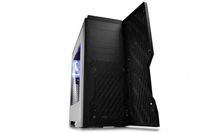 Imagine CARCASA DEEPCOOL ATX Mid-Tower, 1* 120mm BLUE LED fan & 1* 120mm fan, DUKASE v3
